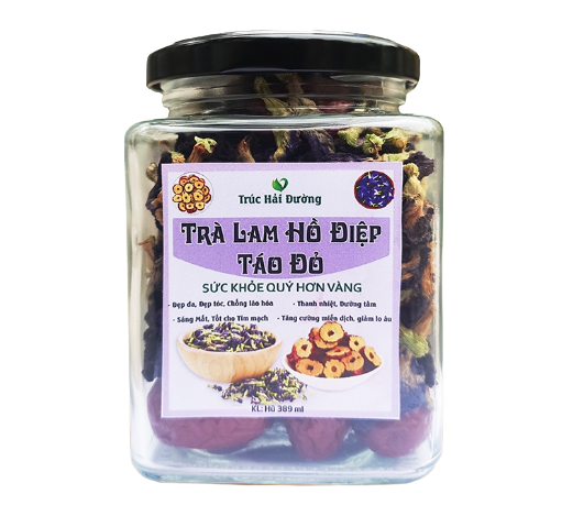 Trà Táo Đỏ Đậu Biếc Trúc Hải Đường 1