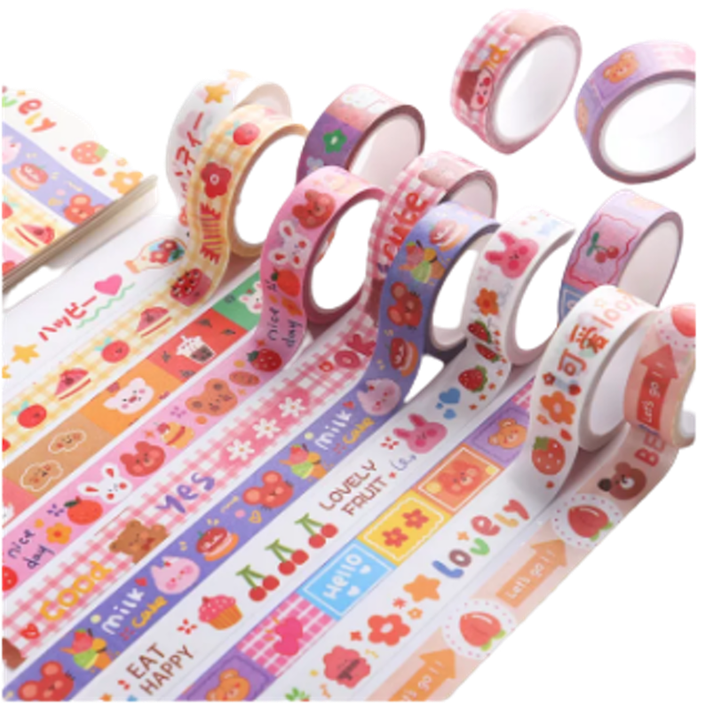Băng Keo Giấy Washi Họa Tiết Dễ Thương 1