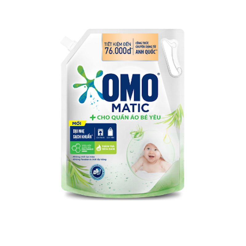 Nước Giặt Cho Bé Omo Matic 1