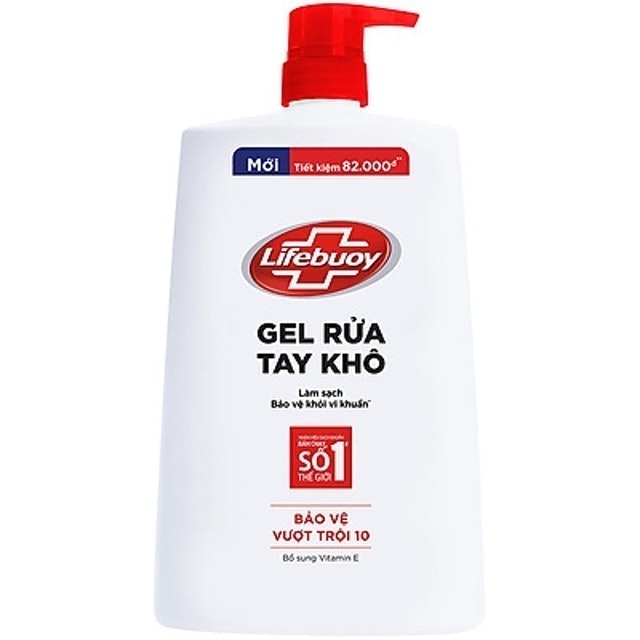 Gel Rửa Tay Khô Lifebuoy Total 10  3