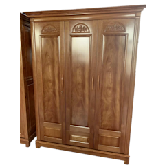 Tủ Quần Áo Gỗ Xoan Đào 3 Cánh Bình Long