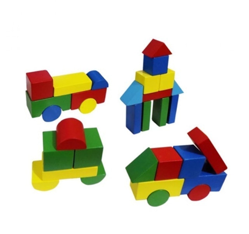 Đồ Chơi Trí Tuệ Đồ Chơi Gỗ Xây Dựng (51 Chi Tiết) 2
