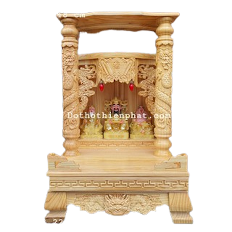 Bàn Thờ Ông Địa Gỗ Thông 1