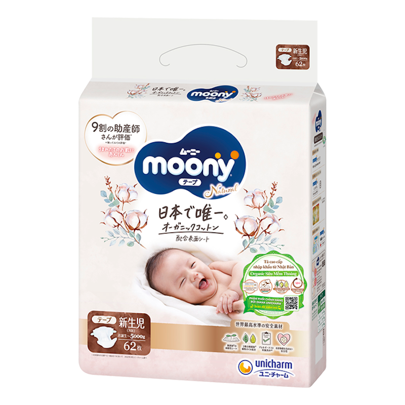 Tã Dán Moony Natural 1