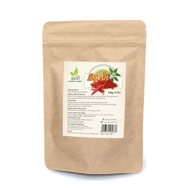 Bột Ớt Cayenne Việt Healthy  1