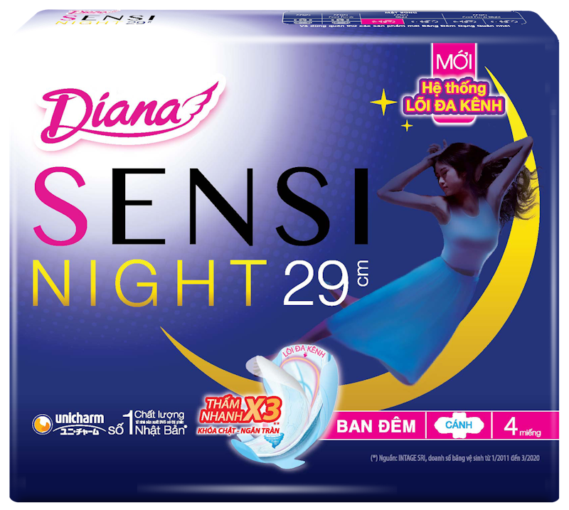 Băng Vệ Sinh Diana Sensi Night 2
