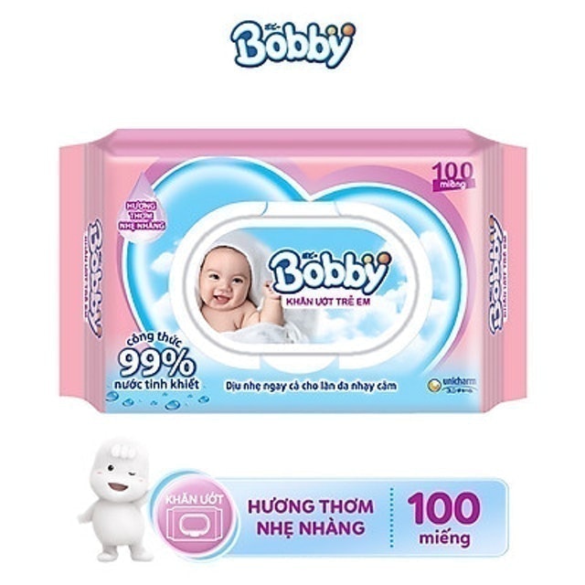 Khăn Giấy Ướt Trẻ Em Bobby 2