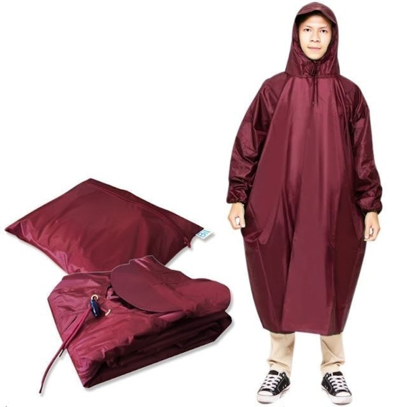 Áo Mưa Kín Người Không Xẻ Tà Vải Dù 1