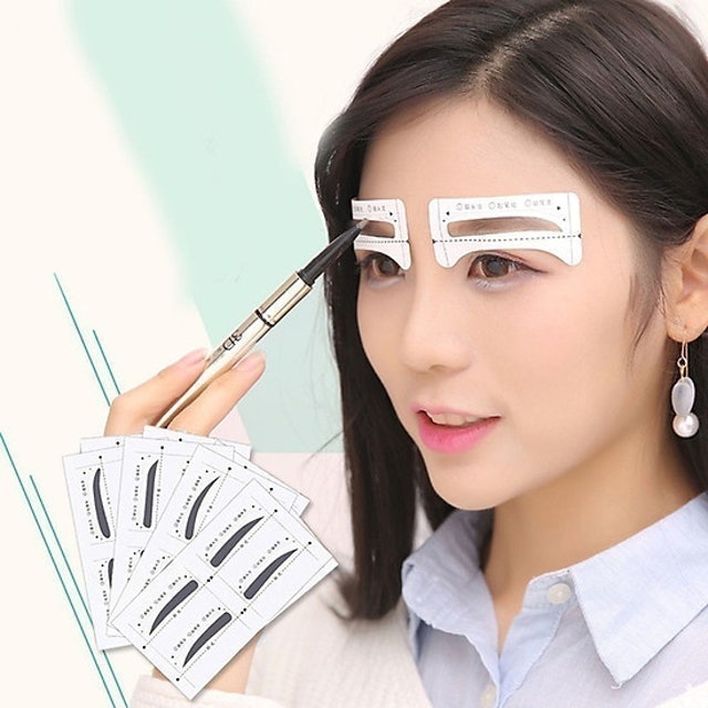 Khuôn Vẽ Lông Mày Giấy Dán 1