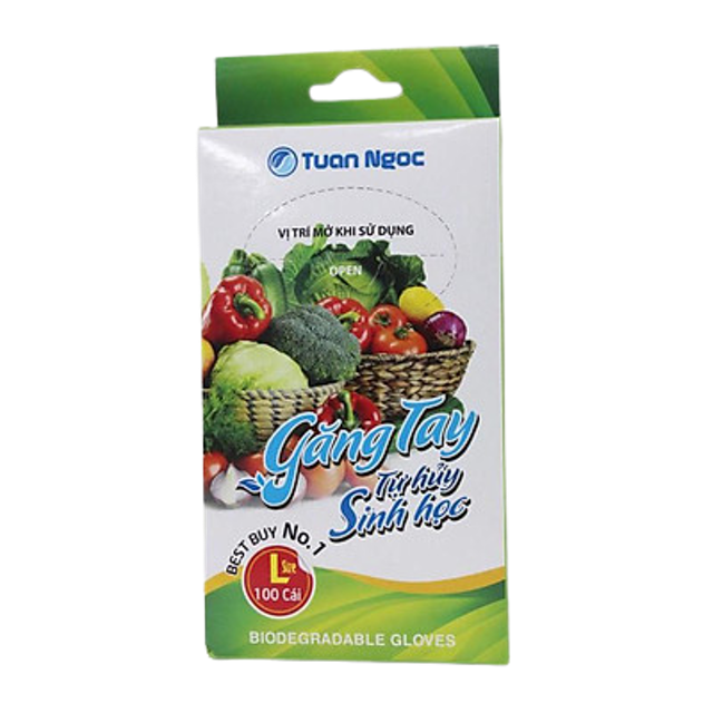 Găng Tay Nilon Tự Hủy Sinh Học Tuấn Ngọc  1