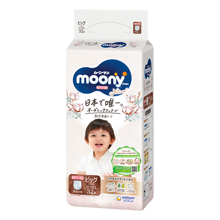  Tã Quần Moony Natural 3