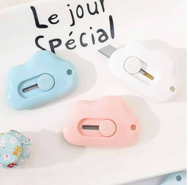 Dao Rọc Giấy Mini Hình Đám Mây 1