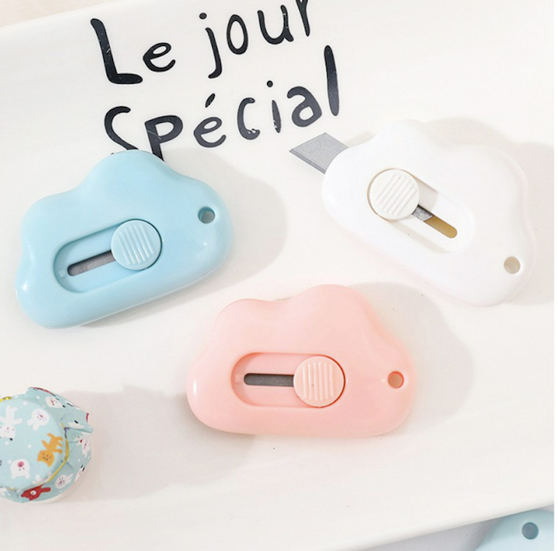 Dao Rọc Giấy Mini Hình Đám Mây 1