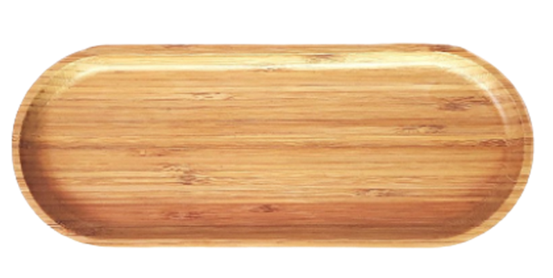 Khay Gỗ Tre Hình Elip Ongtre 2
