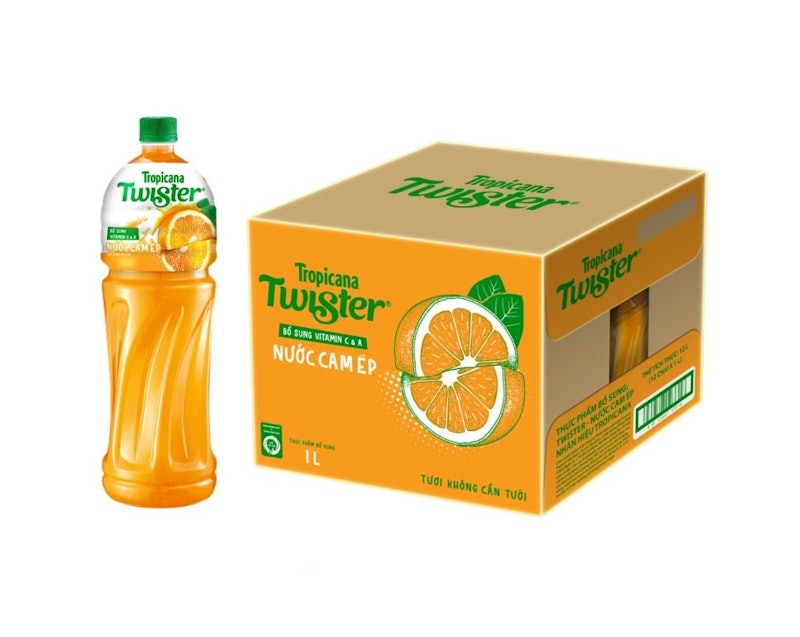Nước Ép Cam Twister Tropicana 1
