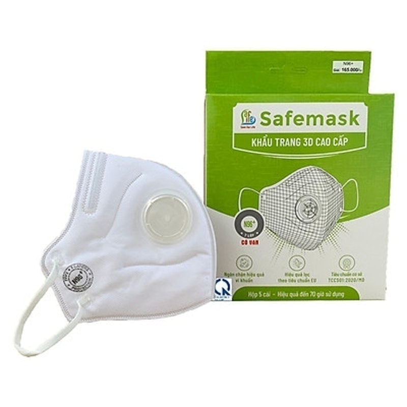 Khẩu Trang Trắng Safelife Safemask N96+ 1
