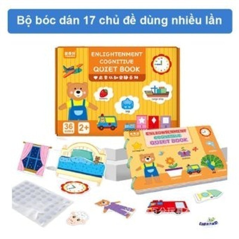 Học Liệu Bóc Dán Montessori 1