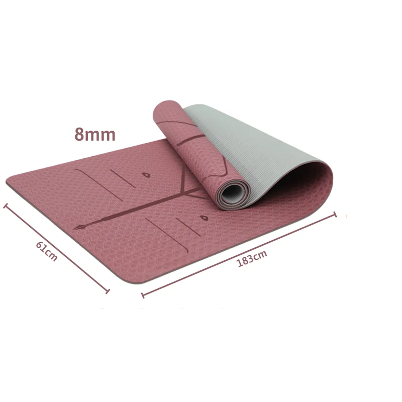 Thảm Tập Yoga TPE 8 MM 2 Lớp Chống Trượt 1