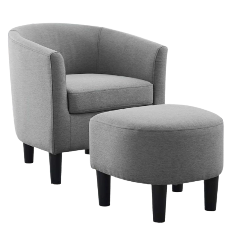 Bộ Ghế Sofa Đơn Kèm Đôn Barel 1