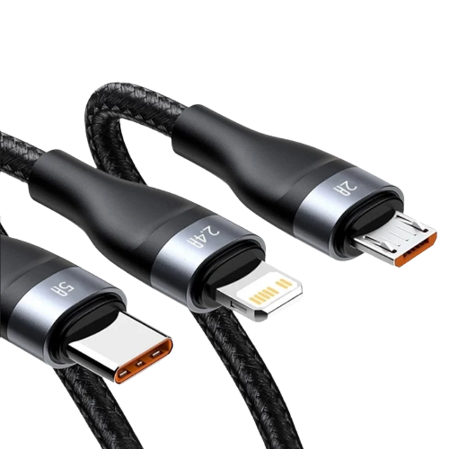 Cáp Sạc Baseus 3in1 2