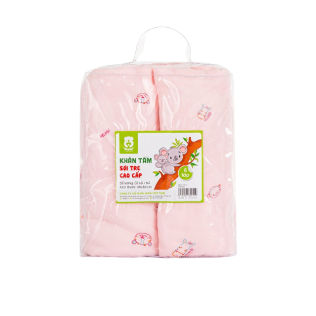 Khăn Tắm Sợi Tre 6 Lớp 3