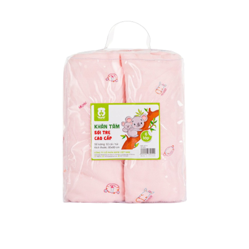 Khăn Tắm Sợi Tre 6 Lớp 3