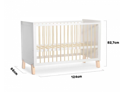 Cũi Gỗ 2 In 1 Kinderkraft 4