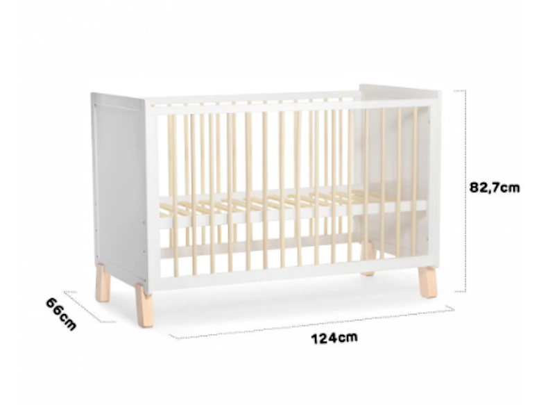 Cũi Gỗ 2 In 1 Kinderkraft 4