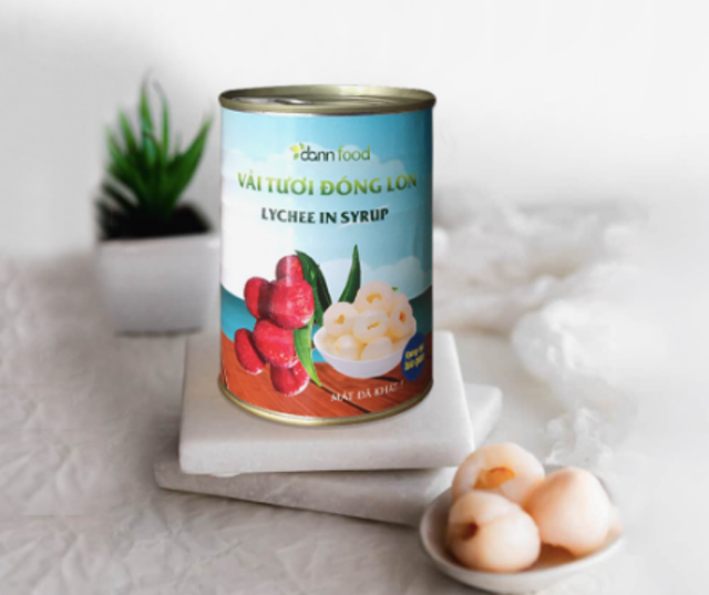 Vải Thiều Tươi Ngâm Nước Đường Dann Food 1