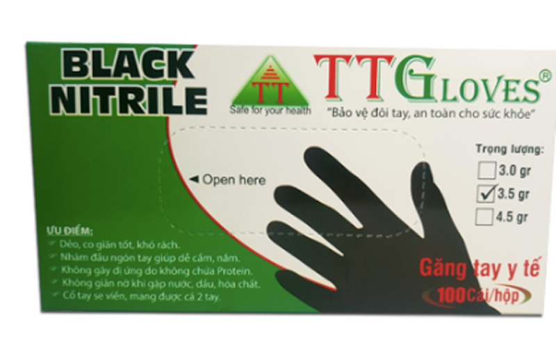 Găng Tay Y Tế TTGloveS Nitrile 1