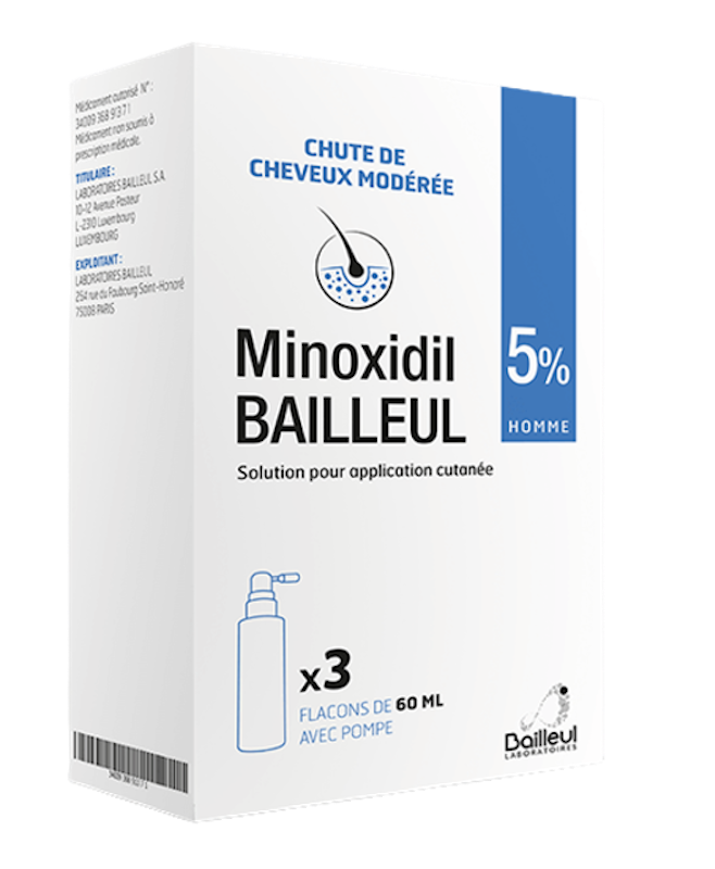 Xịt Giảm Rụng Tóc Minoxidil Bailleul 5% 1
