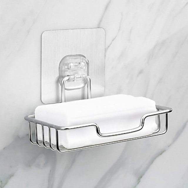 Khay Đựng Xà Phòng Inox Dán Tường 1
