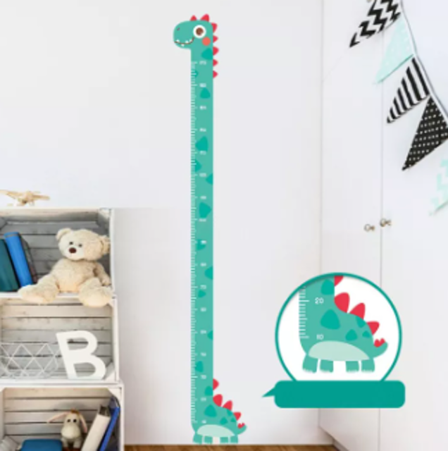 Decal Dán Tường Thước Đo Chiều Cao Hình Con Vật 3