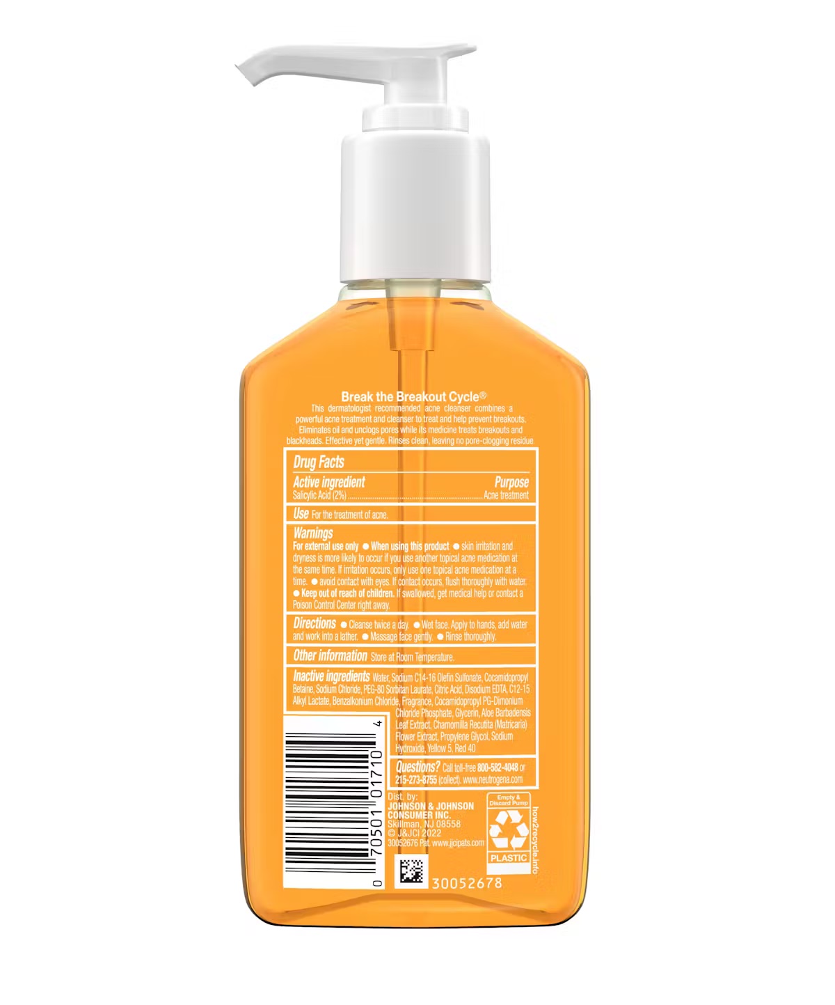 Neutrogena Oil-Free Acne Wash 3