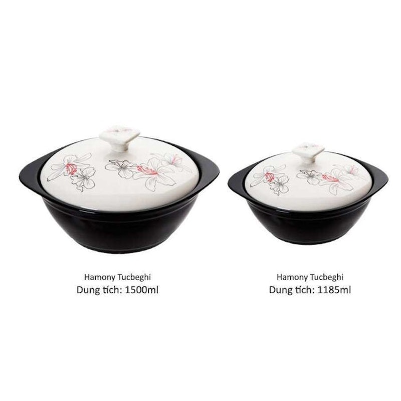 Bộ 2 Nồi Đất và 7 Thố Sứ Dong Hwa 3