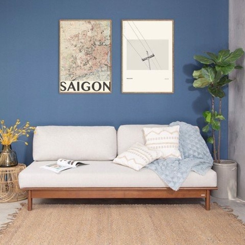Ghế Sofa Gỗ Tràm Moho Vline 2