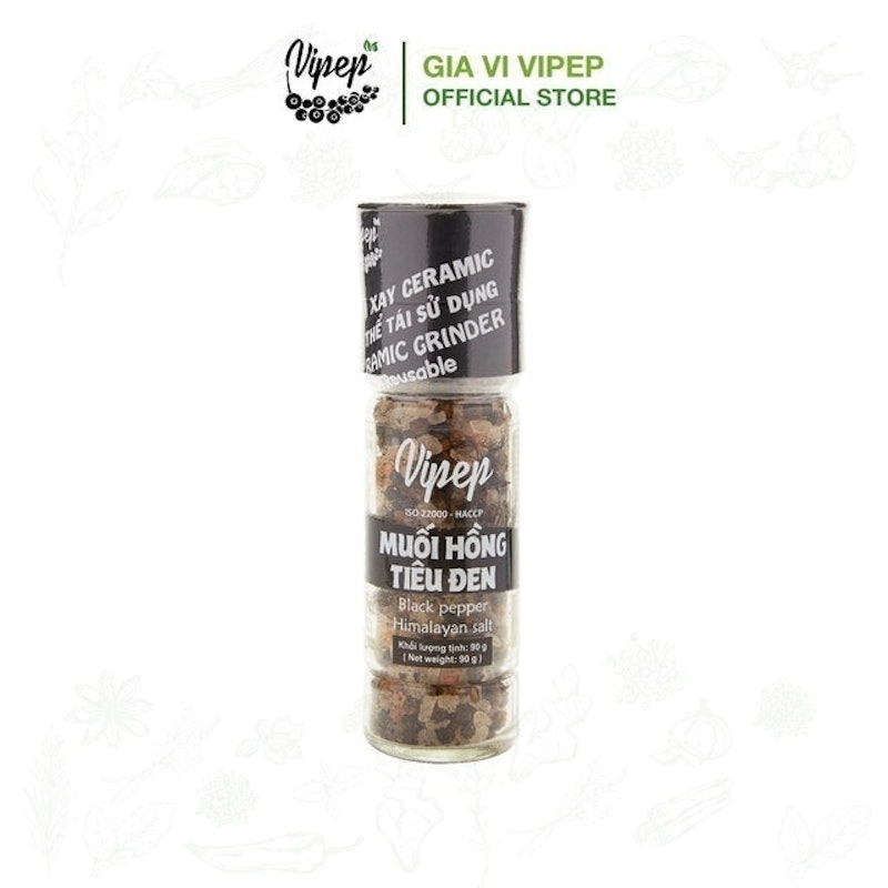 Muối Hồng Tiêu Đen Vipep 1