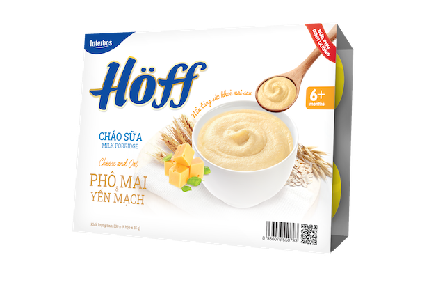 Cháo Sữa Phô Mai Yến Mạch Hoff 