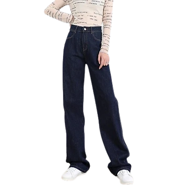 Quần Jeans Ống Rộng SIMPLE JEAN Unisex QD049 1