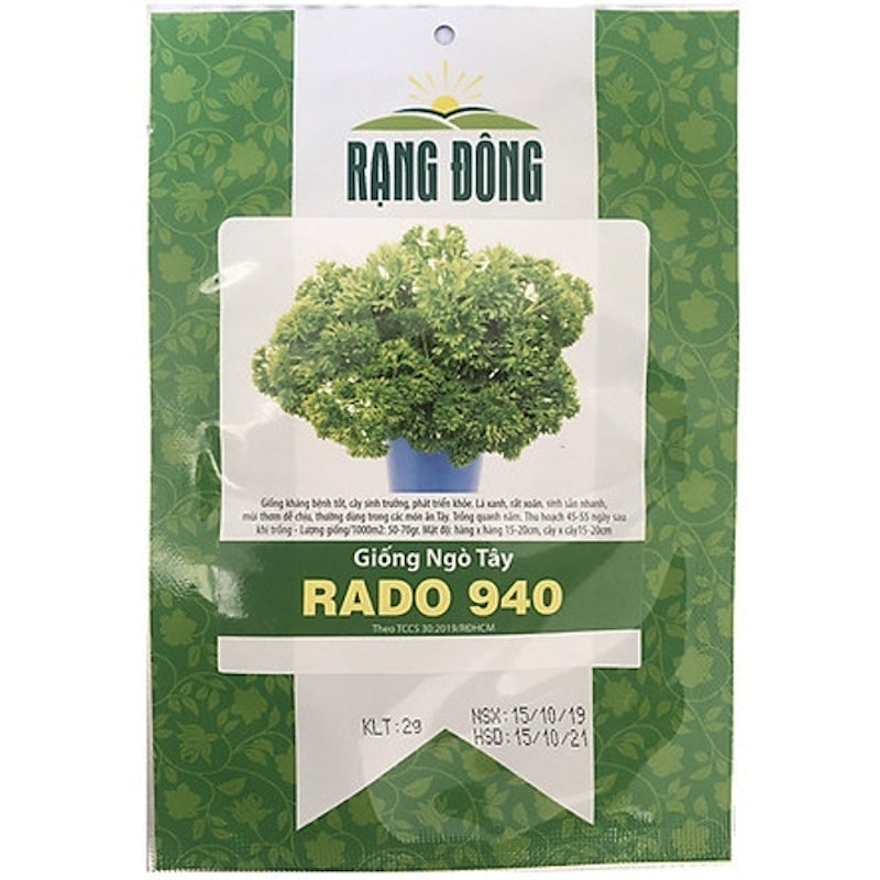 Hạt Giống Ngò Tây Rạng Đông 1