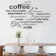 OEM Decal Dán Tường Trang Trí Chữ Cafe 1