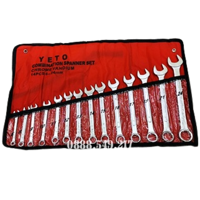Bộ Cờ Lê YETO 14 Chi Tiết 2
