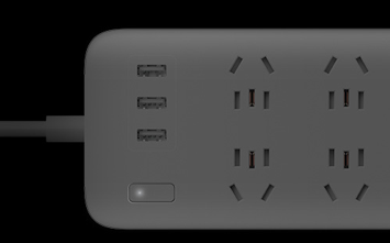 Ổ Cắm Xiaomi Power Strip 6 Cổng 3 USB 3