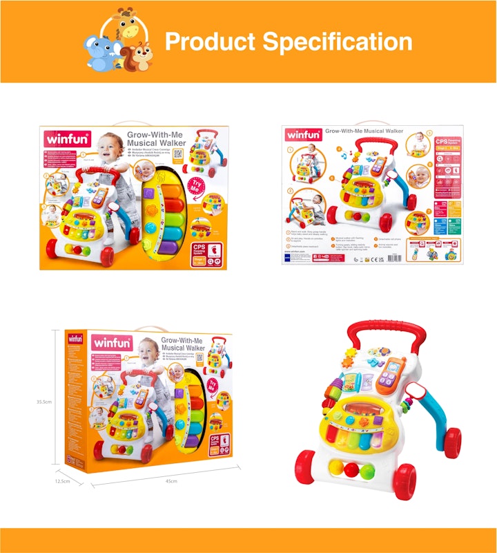 Xe Tập Đi Winfun Grow-With-Me Musical Stage 2 2