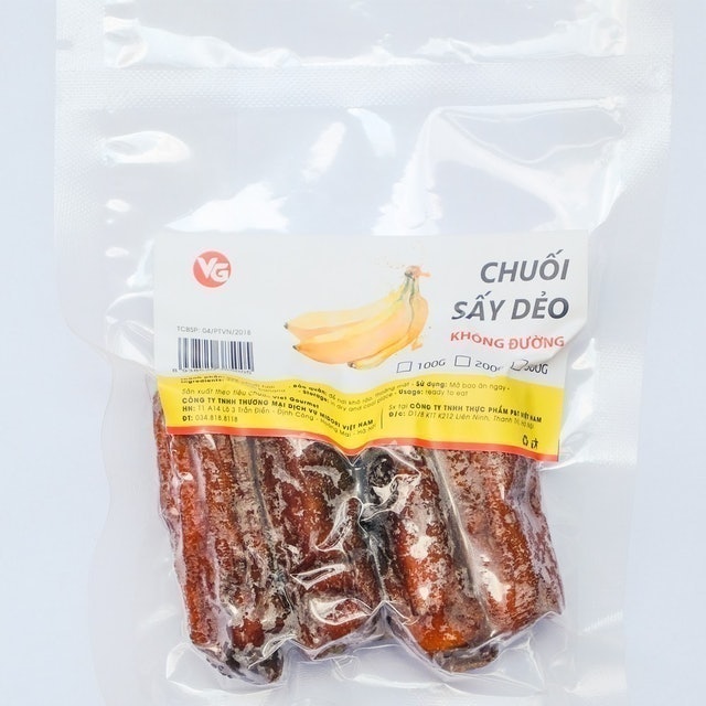 Chuối Sấy Dẻo Không Đường VietGourmet 5