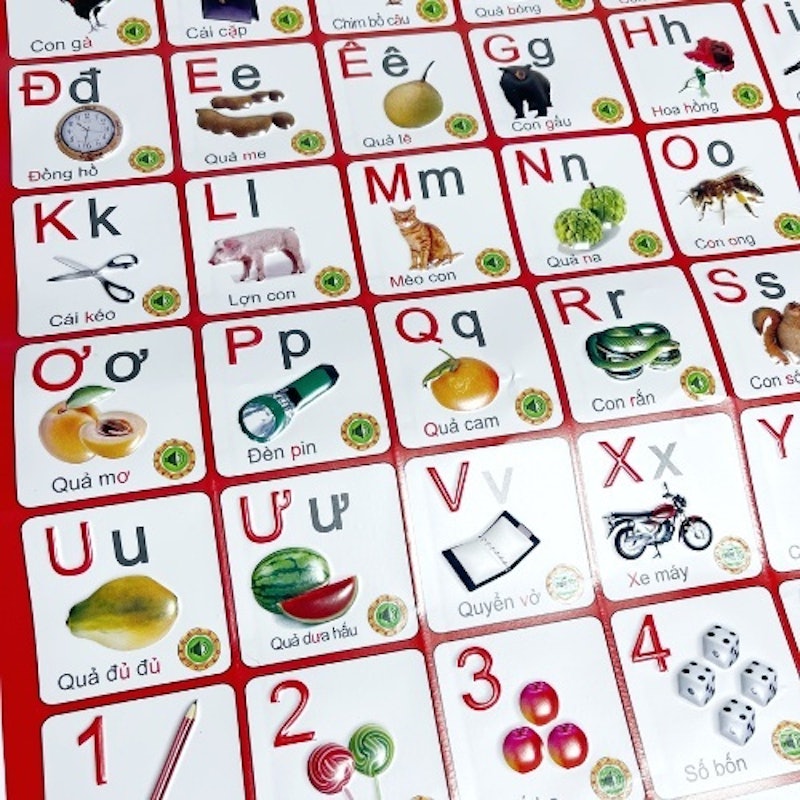 Bảng Chữ Cái Điện Tử Treo Tường 2