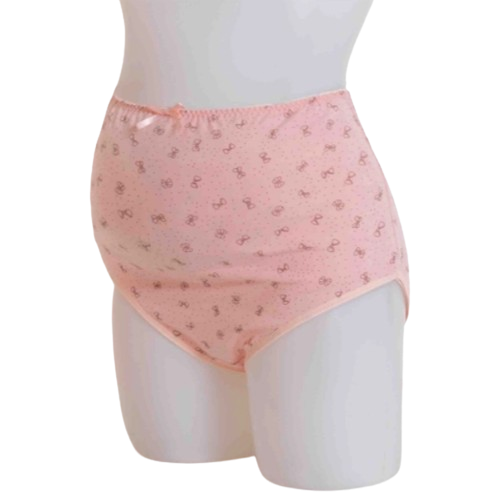 Quần Lót Bầu Cotton Sợi Tre Co&Com Cạp Cao Nơ Chấm Bi 3