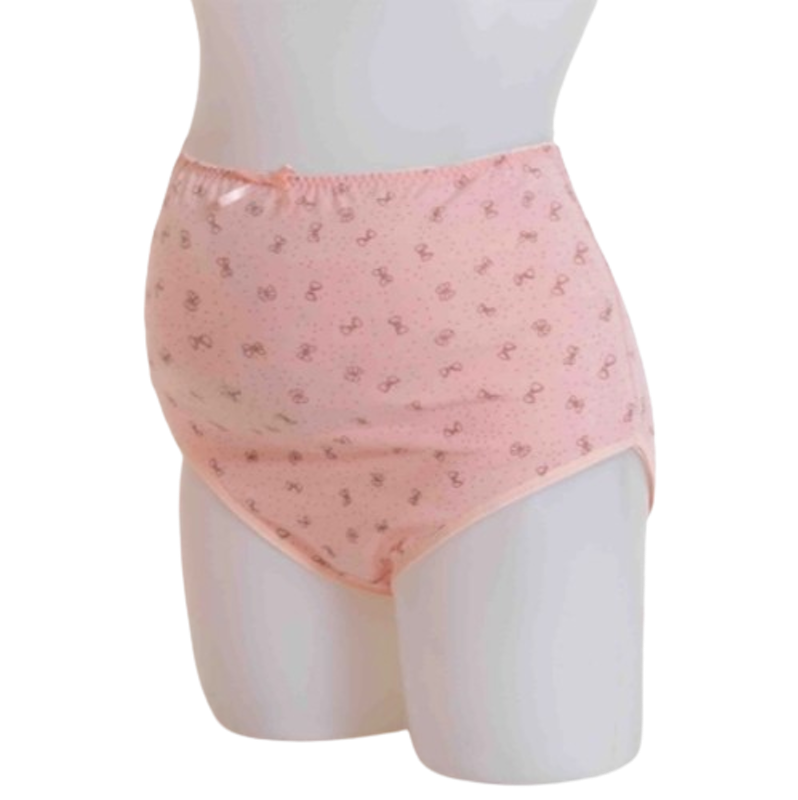 Quần Lót Bầu Cotton Sợi Tre Co&Com Cạp Cao Nơ Chấm Bi 3