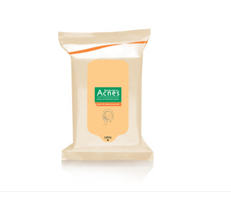 Khăn Tẩy Trang Và Lau Mặt - Acnes Make-Up Remover Sheet 1