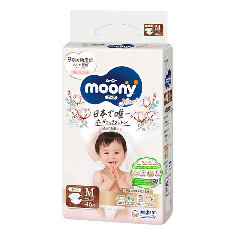 Tã Dán Moony Natural 3